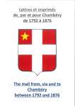 The mail from, via and to Chambéry (Savoy) between 1792